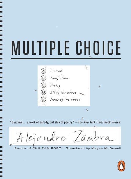 Multiple Choice by Alejandro Zambra Bfbfab27ab2f39a9fd57c966ce80771a