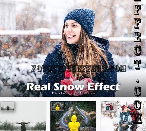 Real Snow Effect Photoshop Actions - YAVTN3M