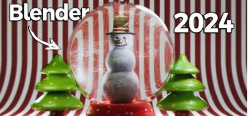 Blender 2024 for All levels Create Realistic Holiday Terrarium