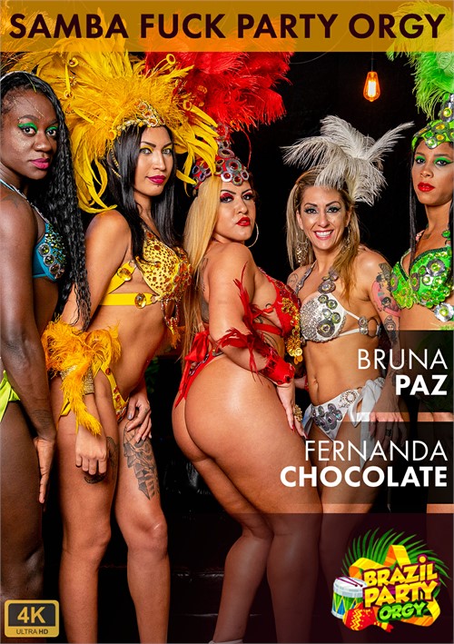 Samba Fuck Party Orgy - Bruna Paz & Fernanda Chocolate - 720p