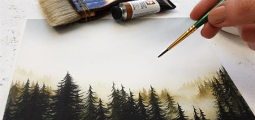 Misty Forest Landscapes in Watercolor Painting A Beginner’s Guide
