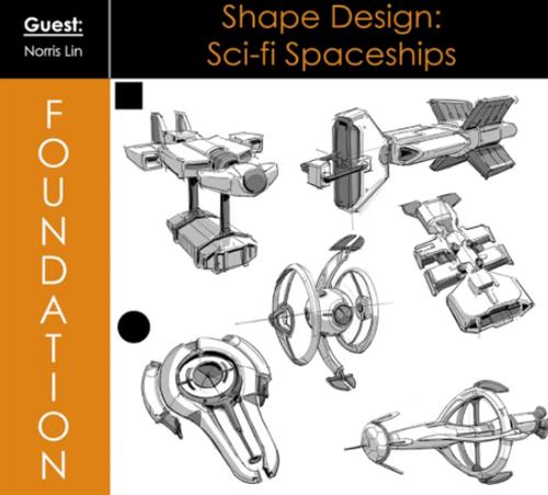 Foundation Patreon – Shape Design Sci-Fi Spaceships with Norris Lin