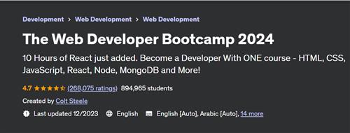 The Web Developer Bootcamp 2024