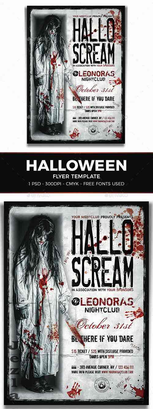 Halloween Flyer Template V18 - 13010735 - 377658