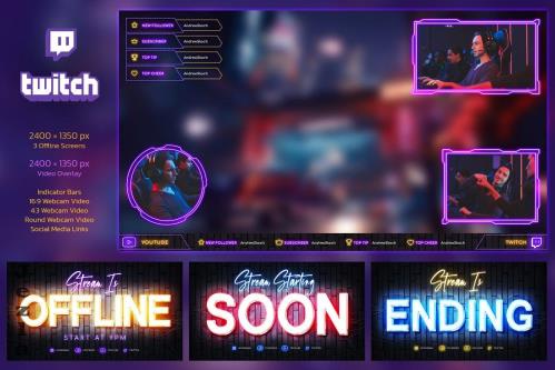 Neon Gaming Twitch - 10182990