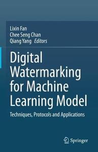 Digital Watermarking for Machine Learni