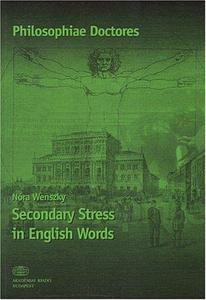 Secondary Stress in English Words