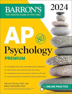 AP Psychology Premium, 2024 6 Practice Tests + Comprehensive Review + Online Practice (Barron's AP)