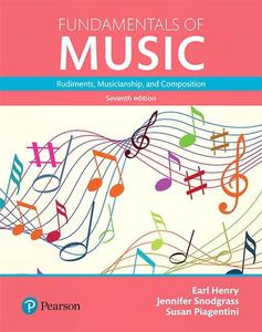 Fundamentals of Music Rudiments, Musicianship, and Composition