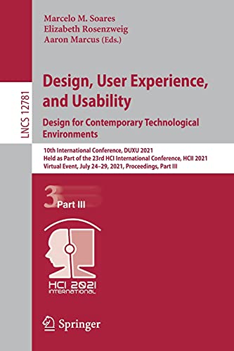 Design, User Experience, and Usability Design for Contemporary Technological Environments (2024)