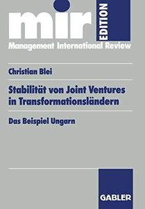 Stabilität von Joint Ventures in Transformationsländern Das Beispiel Ungarn