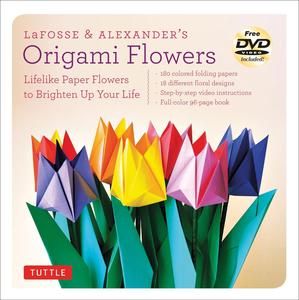 LaFosse & Alexander’s Origami Flowers Kit Lifelike Paper Flowers to Brighten Up Your Life