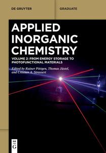 From Energy Storage to Photofunctional Materials (Applied Inorganic Chemistry)