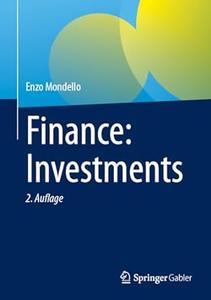 Finance Investments, 2. Auflage