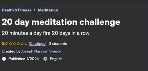 20 day meditation challenge