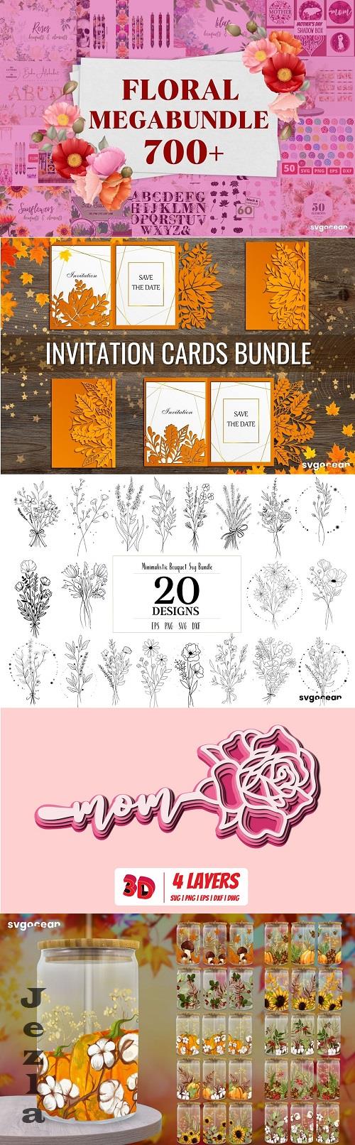 Floral SVG Bundle | Megabundle - 16526686 - 177 Premium Graphics