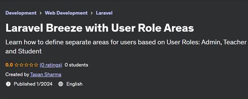 Laravel Breeze with User Role Areas