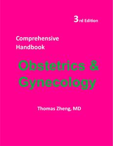 Comprehensive Handbook Obstetrics and Gynecology, 3rd Edition