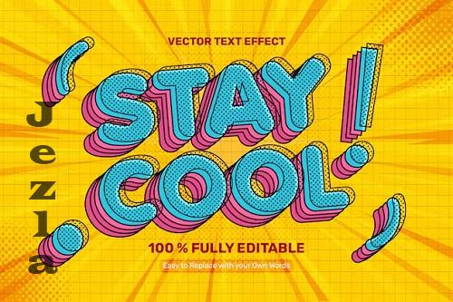 Memphis Stay Cool Text Effect - MPGCDMH