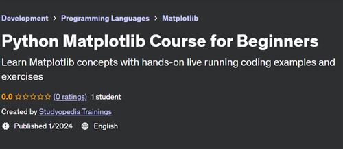 Python Matplotlib Course for Beginners
