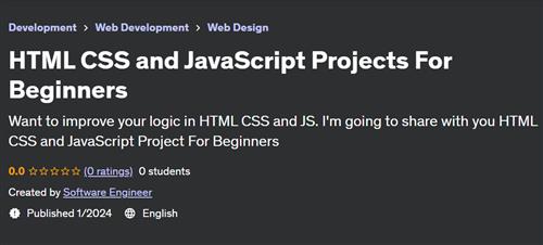 HTML CSS and JavaScript Projects For Beginners