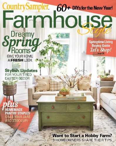 Country Sampler Farmhouse Style - Spring 2024