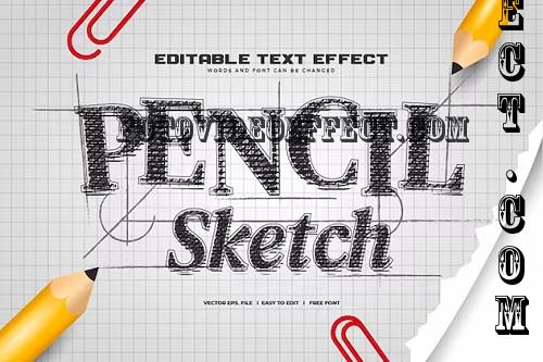 Pencil Sketch Text Effect - 96UZE6R