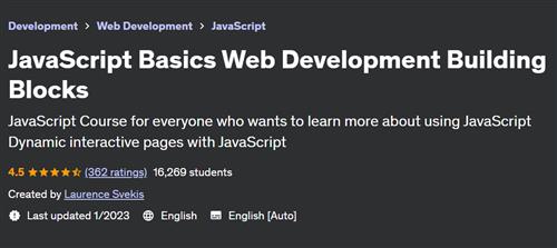 JavaScript Basics Web Development Building Blocks