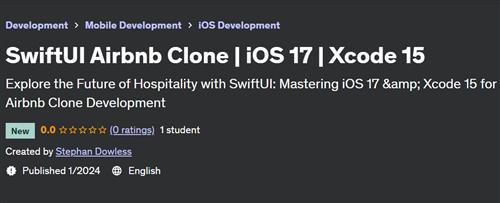 SwiftUI Airbnb Clone – iOS 17 – Xcode 15