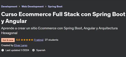 Curso Ecommerce Full Stack con Spring Boot y Angular