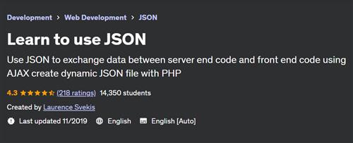 Learn to use JSON