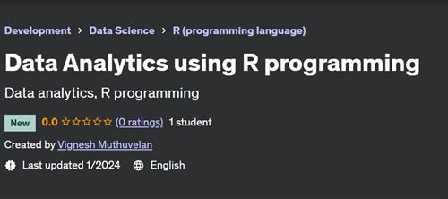 Data Analytics using R programming