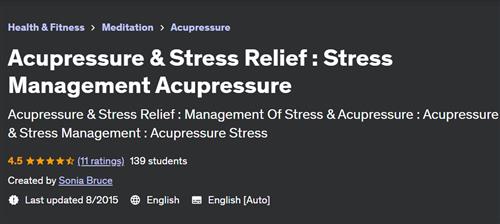 Acupressure & Stress Relief – Stress Management Acupressure