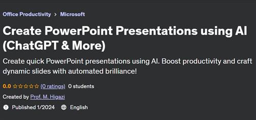 Create PowerPoint Presentations using AI (ChatGPT & More)