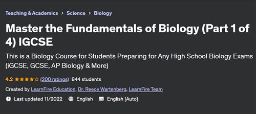 Master the Fundamentals of Biology (Part 1 of 4) IGCSE