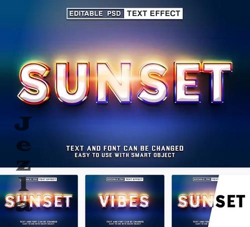 Sunset Editable Text Effect - 4LAVCF8