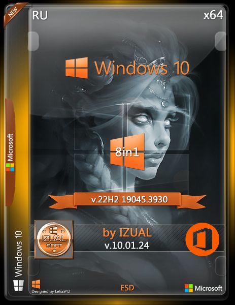 Windows 10 22h2 [19045.3930] [8in1]+/- Office LTSC (x64) by IZUALISHCHE (v10.01.24) (2024/Ru)