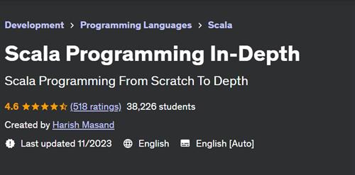 Scala Programming In–Depth