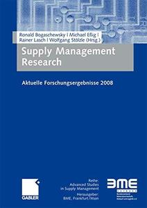 Supply Management Research Aktuelle Forschungsergebnisse 2008