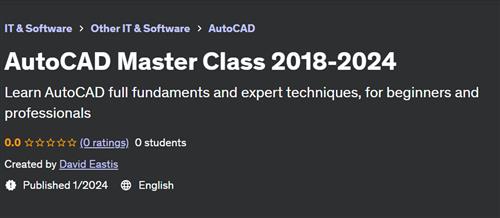 AutoCAD Master Class 2018-2024