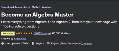 Become an Algebra Master