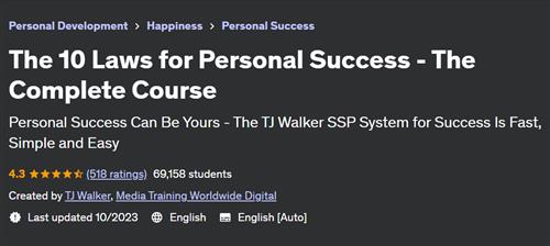 The 10 Laws for Personal Success – The Complete Course