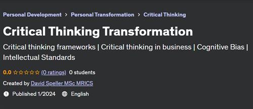 Critical Thinking Transformation