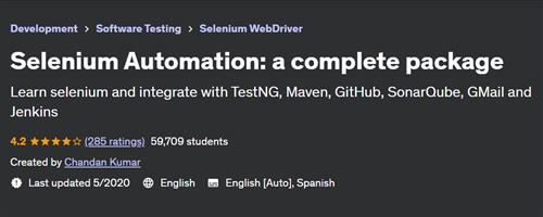Selenium Automation a complete package