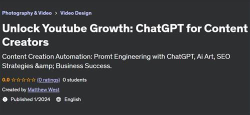 Unlock Youtube Growth ChatGPT for Content Creators