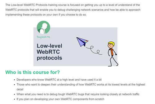 Low–level WebRTC Protocols