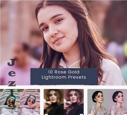 10 Rose Gold Lightroom Presets - YKXZDFU