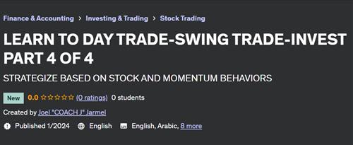 Learn To Day Trade–swing Trade–invest Part 4 Of 4
