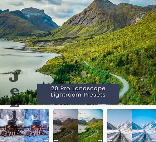 20 Pro Landscape Lightroom Presets - NXZYD4U