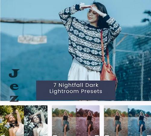 7 Nightfall Dark Lightroom Presets - XU2MU7K